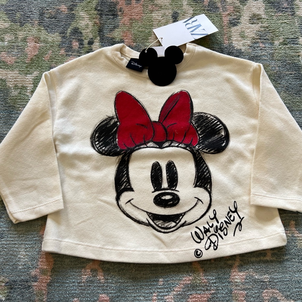 Zara Disney Minnie Mouse Top
